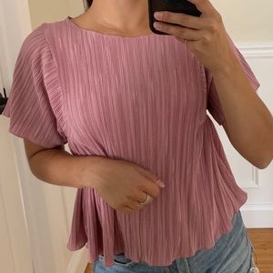 Pink Madewell Top